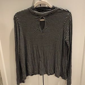 American Eagle striped long sleeve shirt